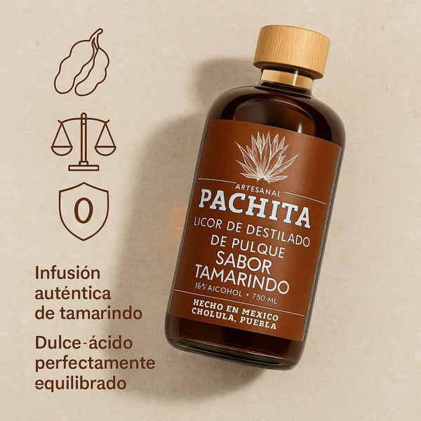 Tamarindo 750mL: Dulzura y Frescura – Licor de Destilado Pachita