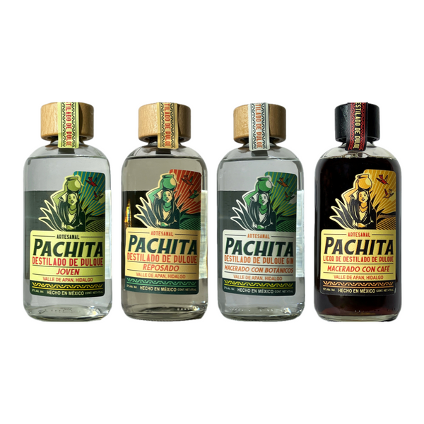 4 Pack 750mL: Evolución de Sabor - Joven, Reposado, Gin y Café