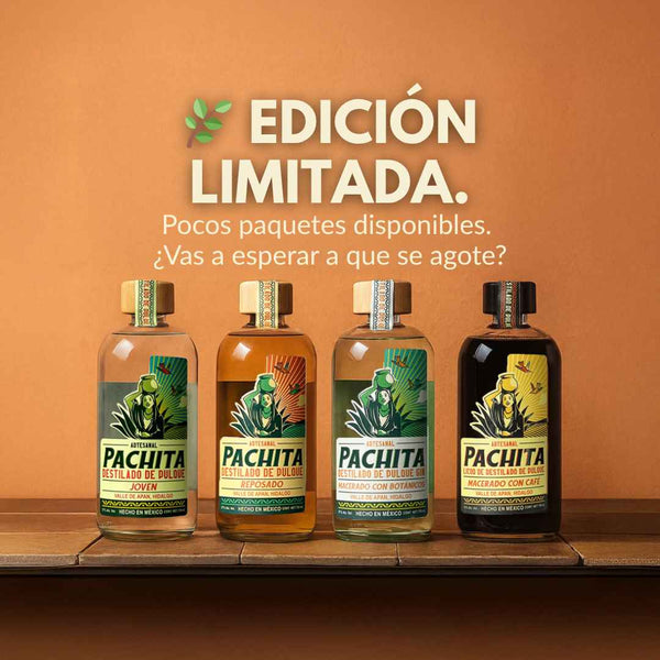 4 Pack 750mL: Evolución de Sabor - Joven, Reposado, Gin y Café