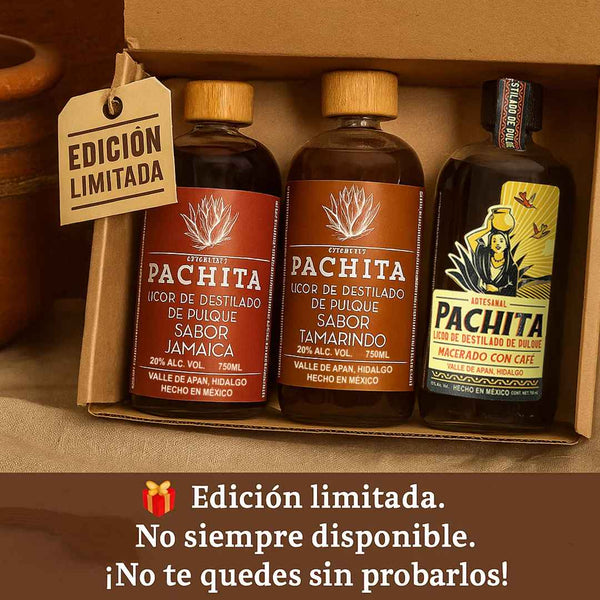 3 Pack 750mL: Dulce, Mexicano y Único – Jamaica, Tamarindo y Café