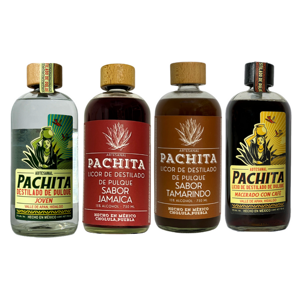 4 Pack 750mL: Sabor Completo – Joven, Jamaica, Tamarindo y Café