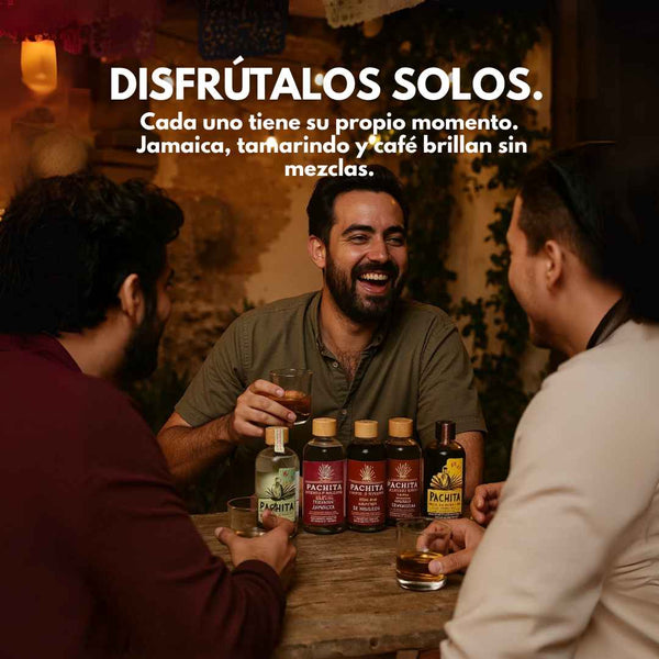 4 Pack 750mL: Sabor Completo – Joven, Jamaica, Tamarindo y Café