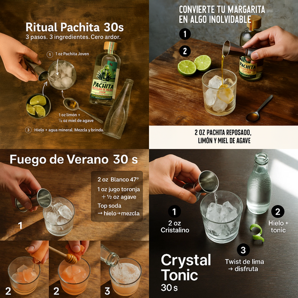 4 Pack 750mL: Para Probarlo Todo - Joven, Reposado, Blanco y Cristalino