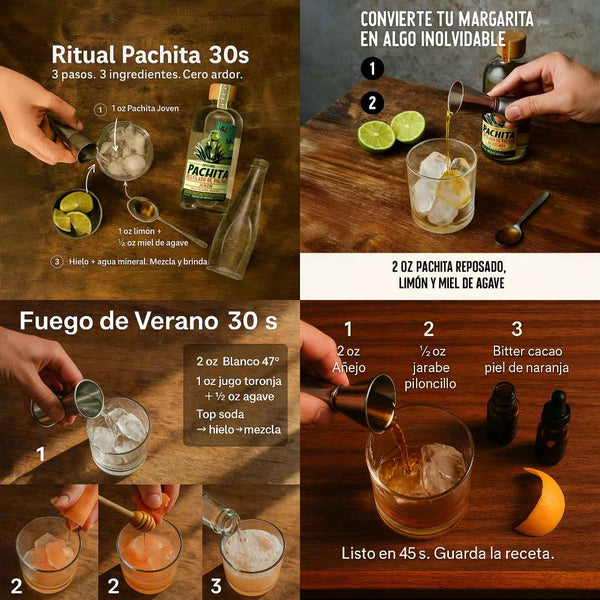 4 Pack 750mL: Evolución de Sabor - Joven, Reposado, Gin y Café