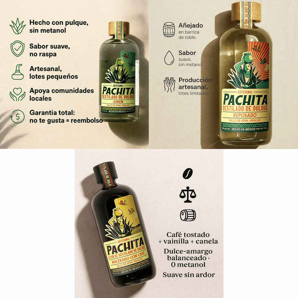 3 Pack 750mL: Solo Para Ti – Joven, Reposado y Café