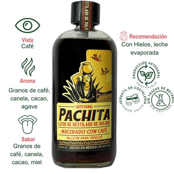 2 Pack: Destilado de Pulque Joven y Licor de Café – 750 mL