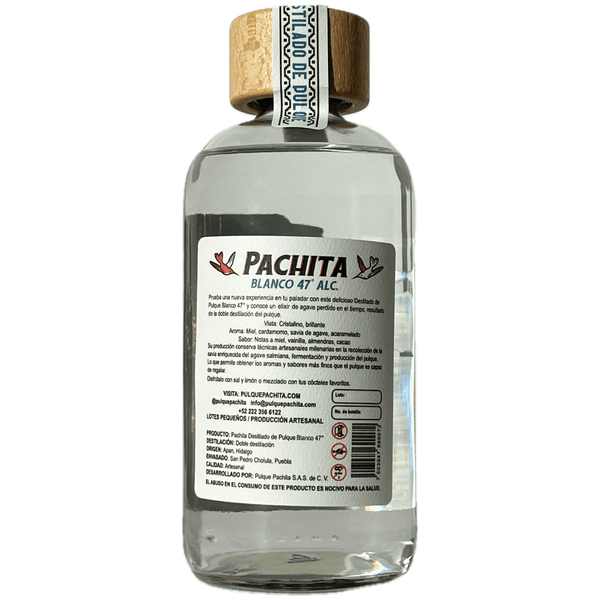 Destilado de Pulque Blanco 47° Pachita 750 mL – Intensidad y Autenticidad