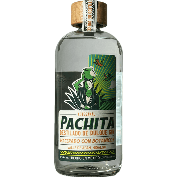 Destilado de Pulque Gin 37° Pachita 750 ml – Exclusividad y Tradición en Cada Gota