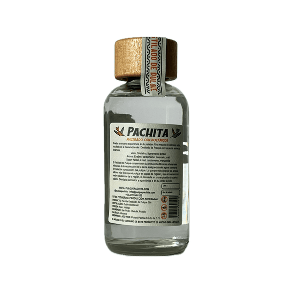 Destilado de Pulque Gin 37° Pachita 750 ml – Exclusividad y Tradición en Cada Gota