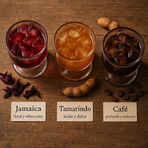 3 Pack 750mL: Dulce, Mexicano y Único – Jamaica, Tamarindo y Café