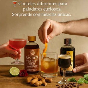 3 Pack 750mL: Dulce, Mexicano y Único – Jamaica, Tamarindo y Café