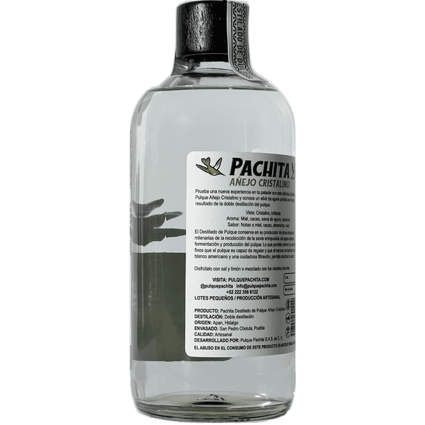 Destilado de Pulque Cristalino Reposado Pachita 750 ml – Edición Limitada