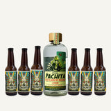 6 pack + Destilado Joven 750 mL
