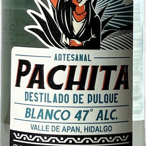 Detalle real de la etiqueta de Pachita
