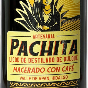 Detalle real de la etiqueta de Pachita