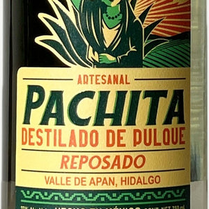 Detalle real de la etiqueta de Pachita